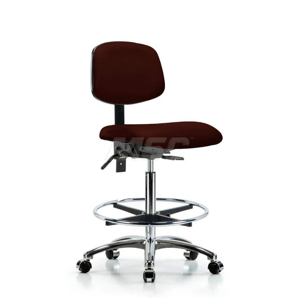 Task Chair: Vinyl, Burgundy MPN:MSC46755