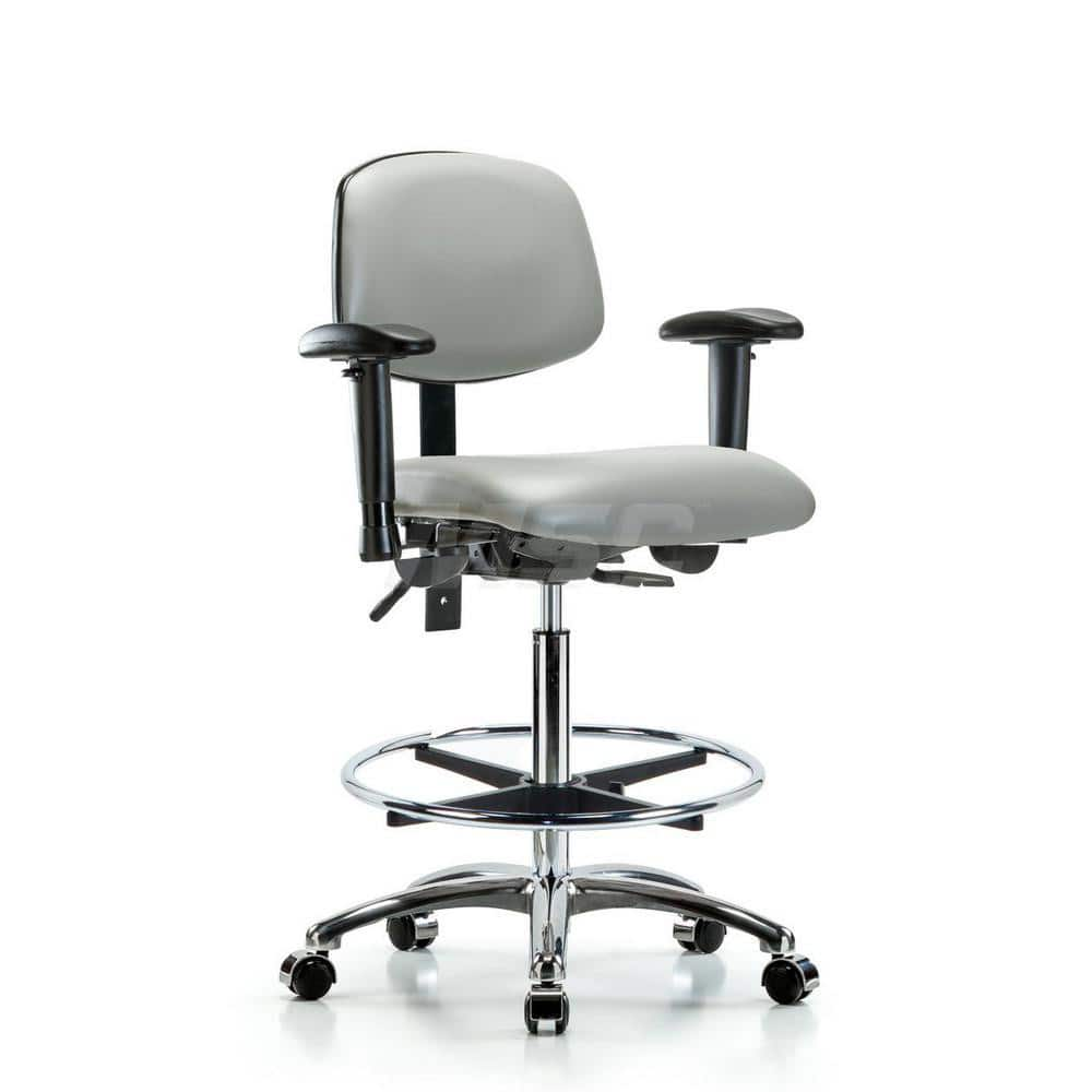 Task Chair: Vinyl, Dove MPN:MSC46796