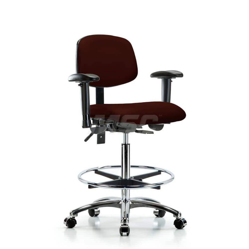 Task Chair: Vinyl, Burgundy MPN:MSC46797