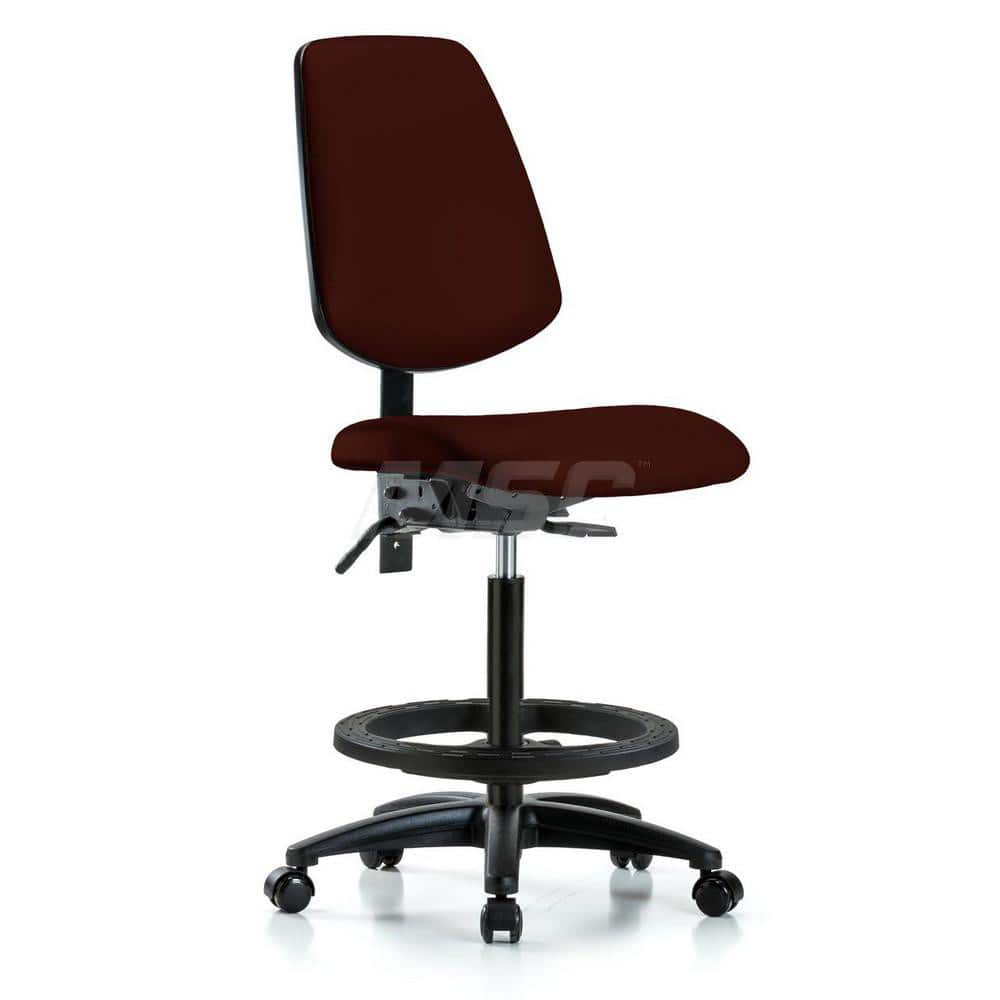 Task Chair: Vinyl, Burgundy MPN:MSC47091