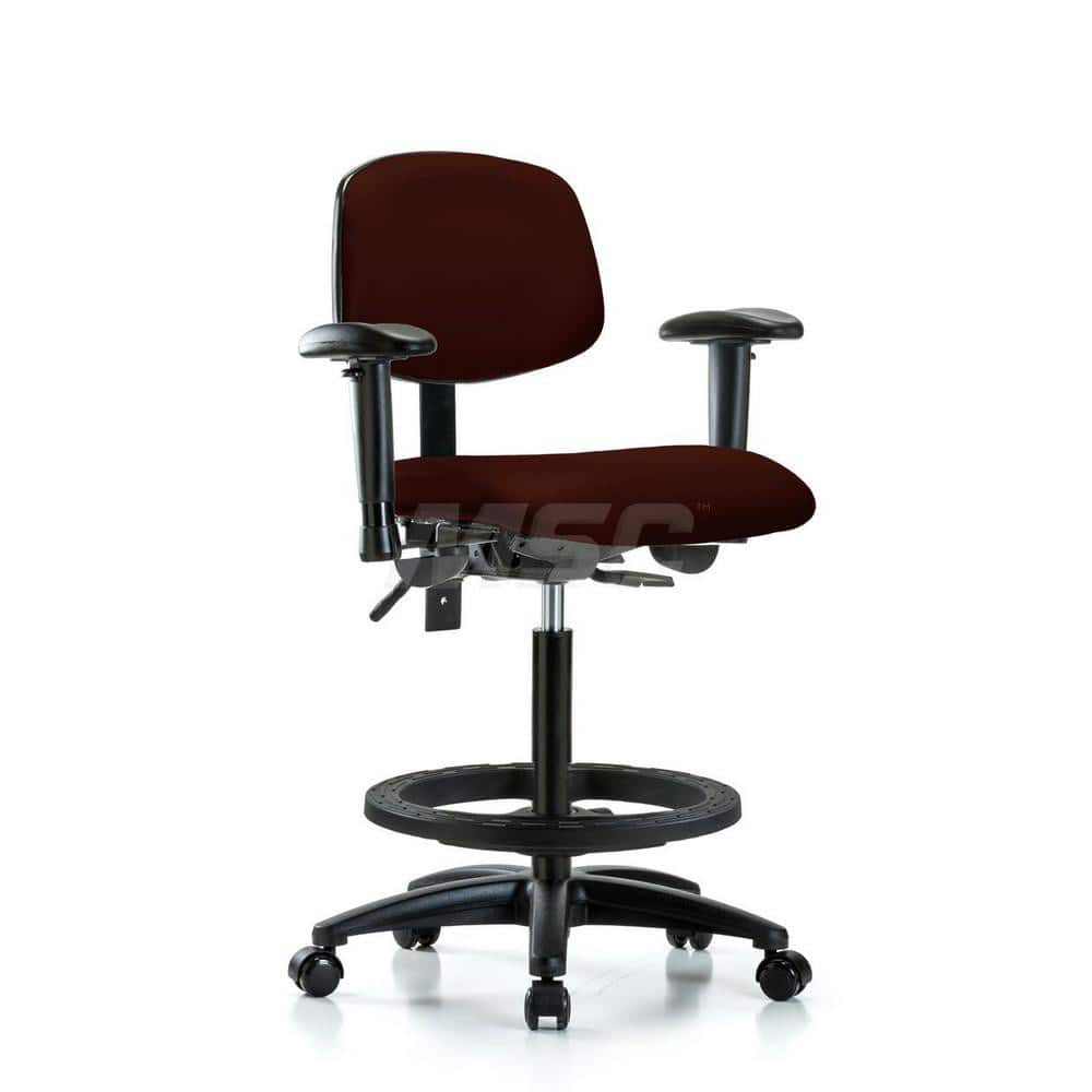 Task Chair: Vinyl, Burgundy MPN:MSC47679