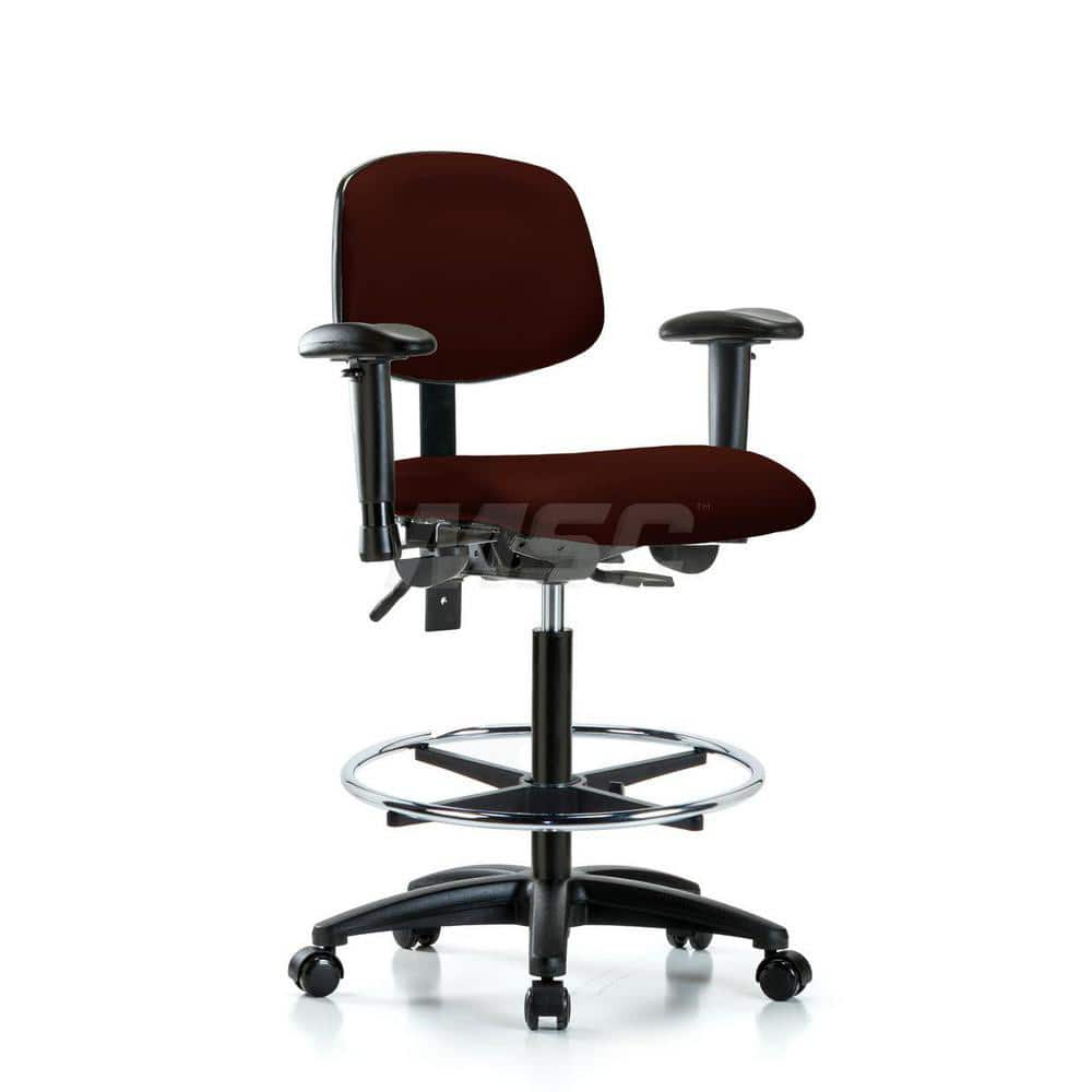 Task Chair: Vinyl, Burgundy MPN:MSC47721