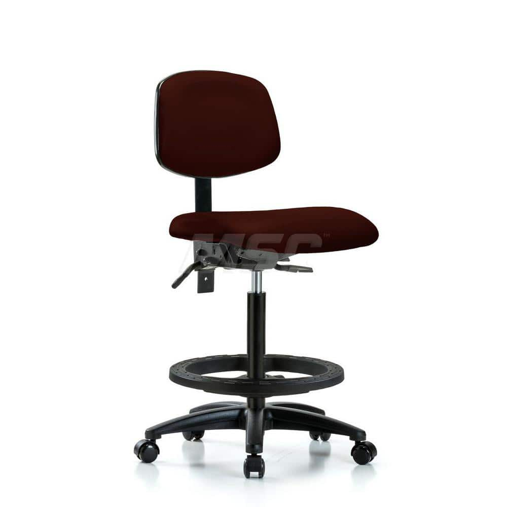 Task Chair: Vinyl, Burgundy MPN:MSC47763