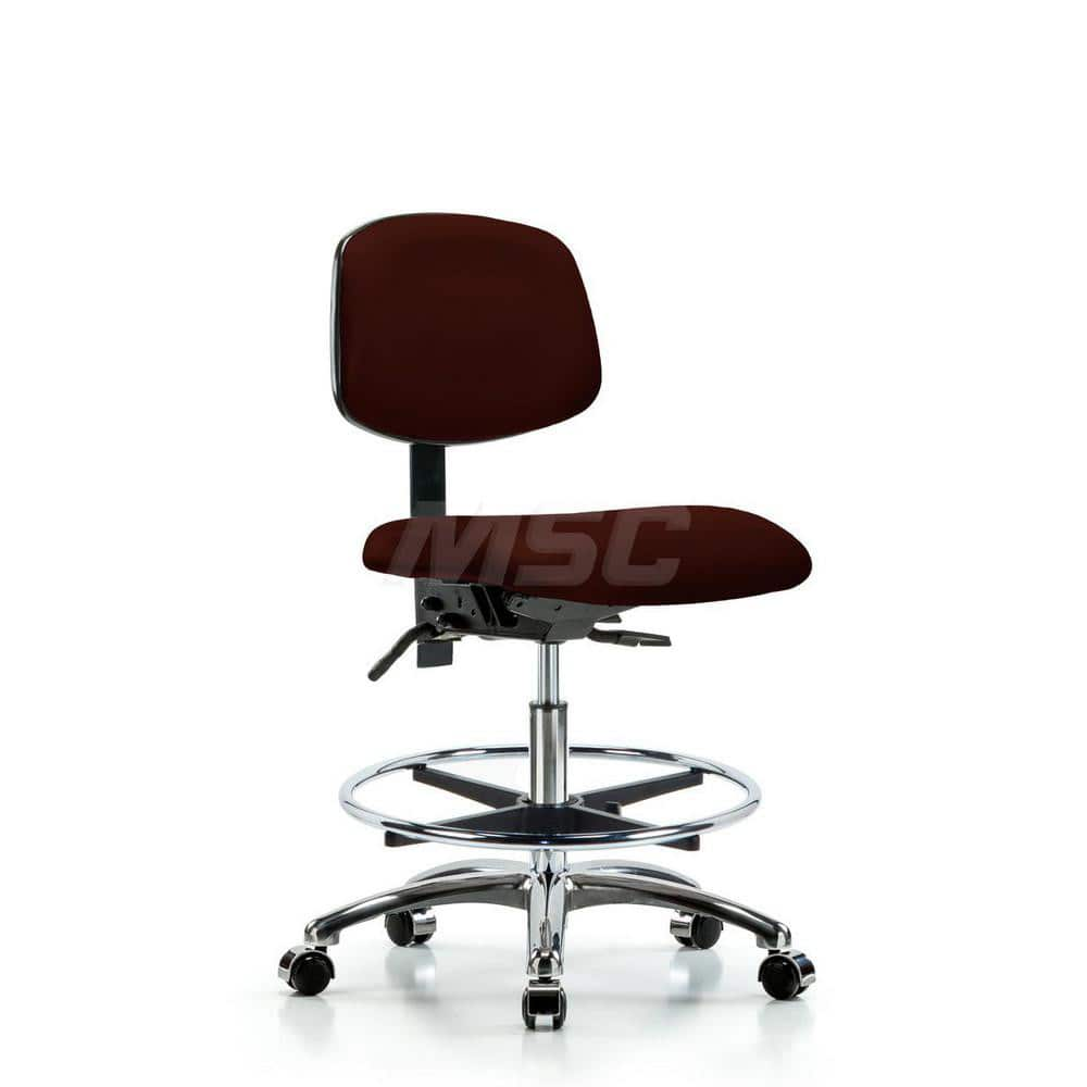 Task Chair: Vinyl, Burgundy MPN:MSC48603