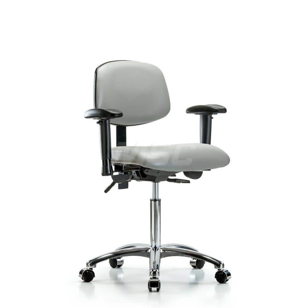 Task Chair: Vinyl, Dove MPN:MSC48728