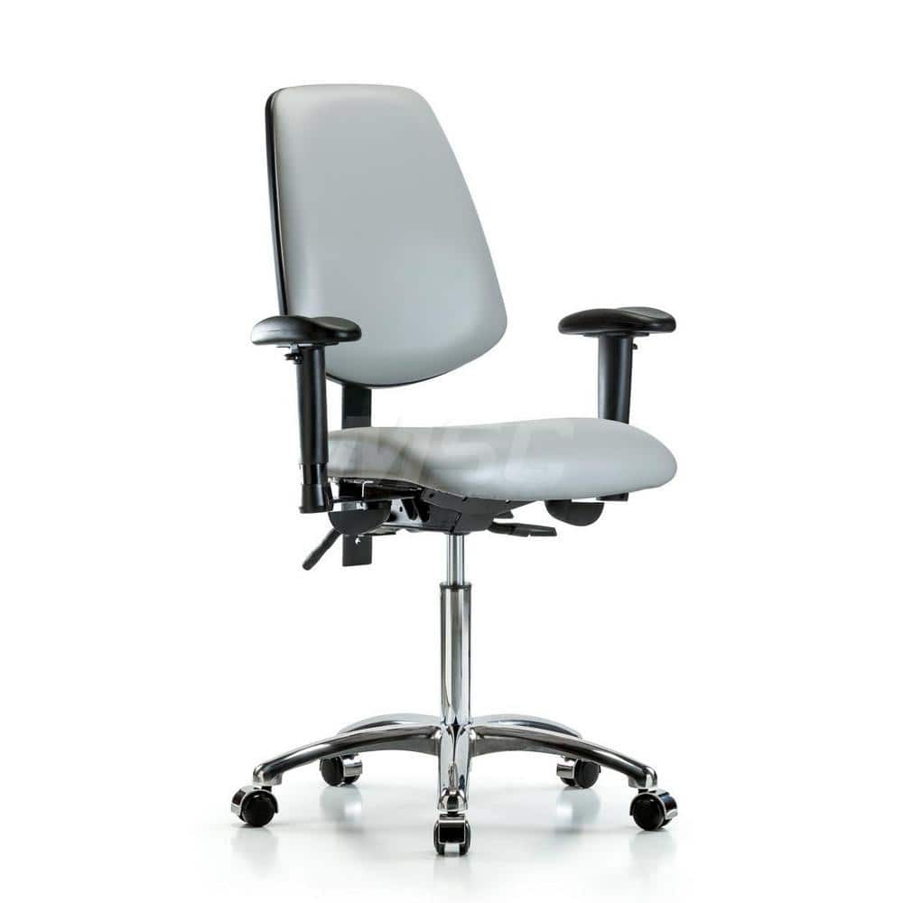 Task Chair: Vinyl, Dove MPN:MSC49064