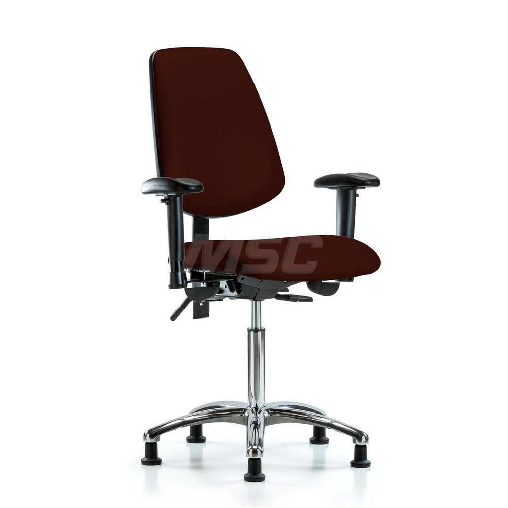 Task Chair: Vinyl, Burgundy MPN:MSC49086