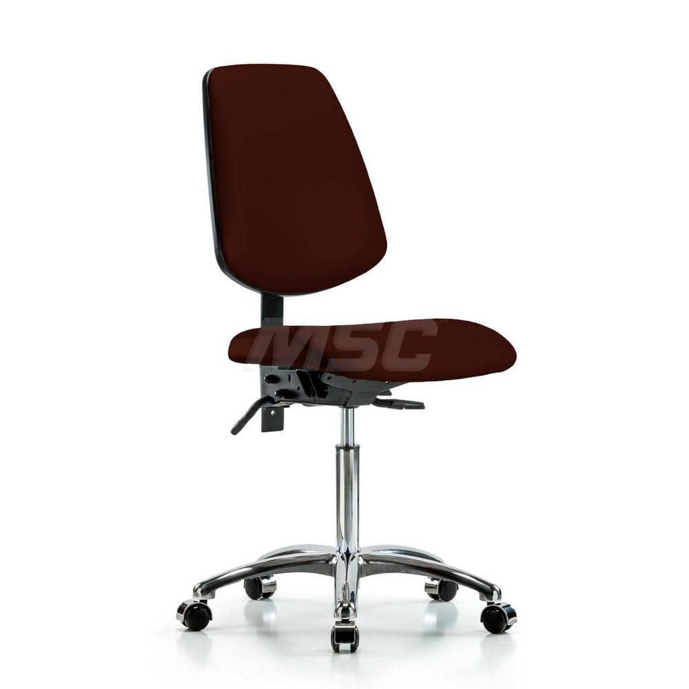 Task Chair: Vinyl, Burgundy MPN:MSC49149