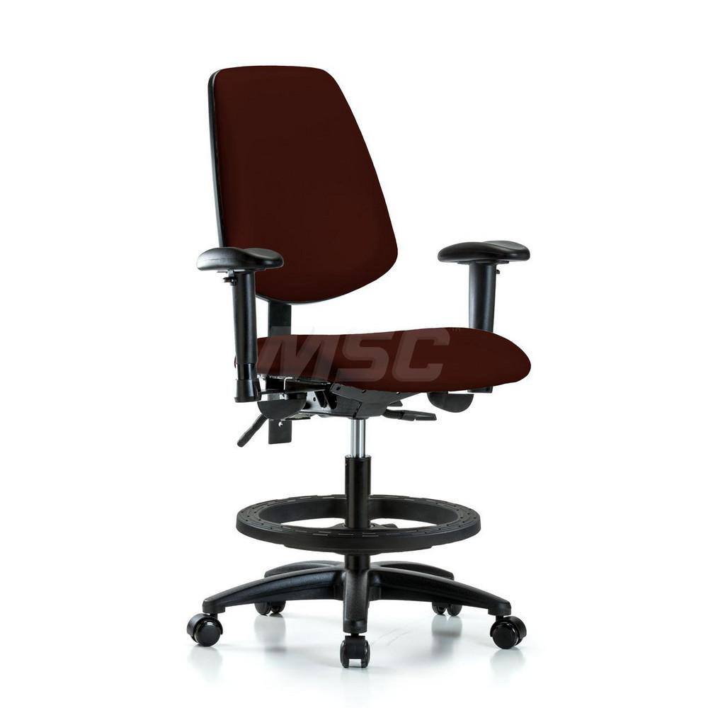 Task Chair: Vinyl, Burgundy MPN:MSC49401