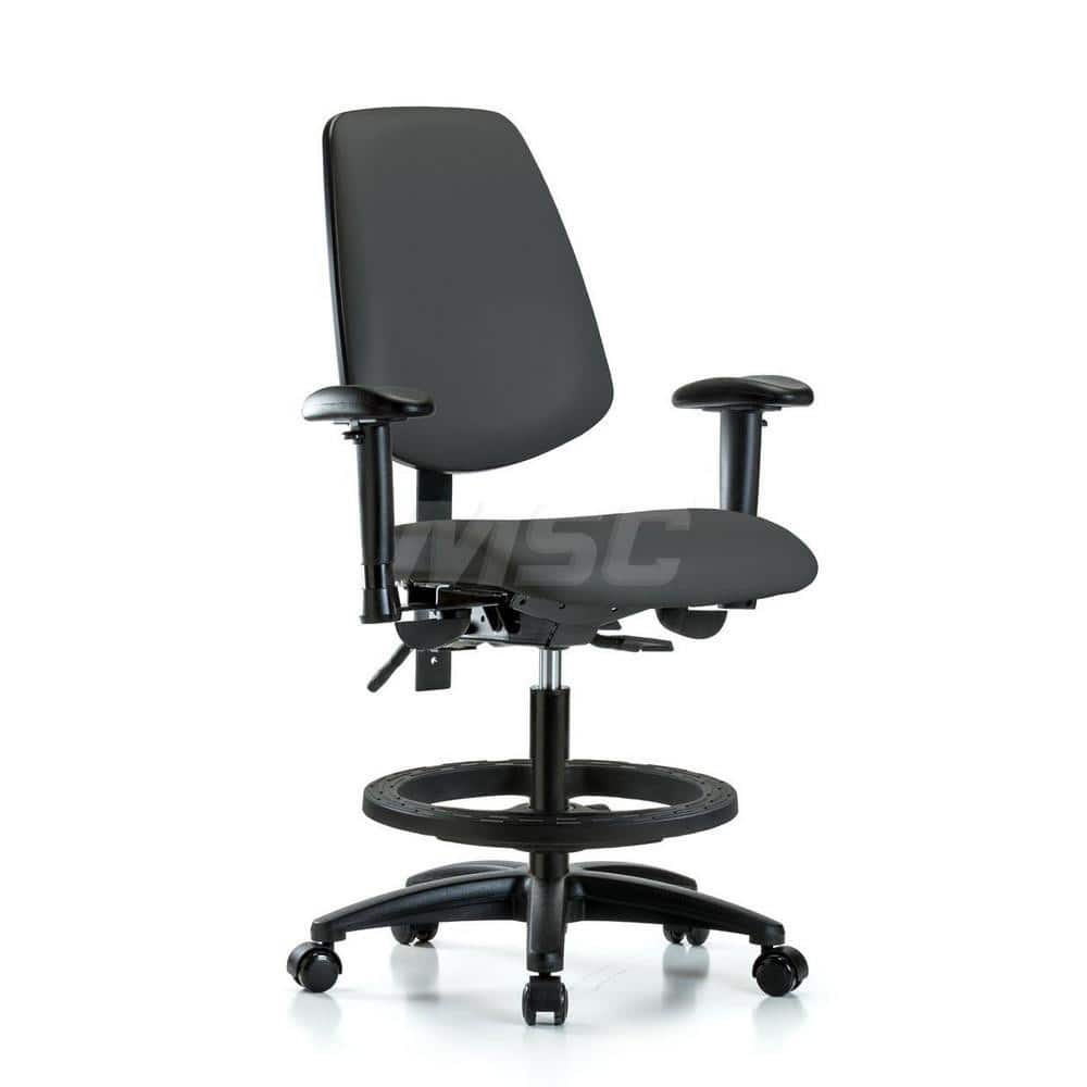 Task Chair: Vinyl, Charcoal MPN:MSC49404