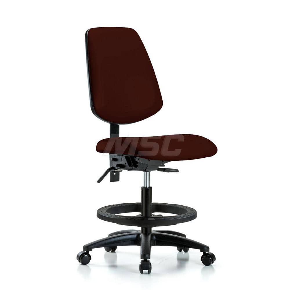 Task Chair: Vinyl, Burgundy MPN:MSC49527