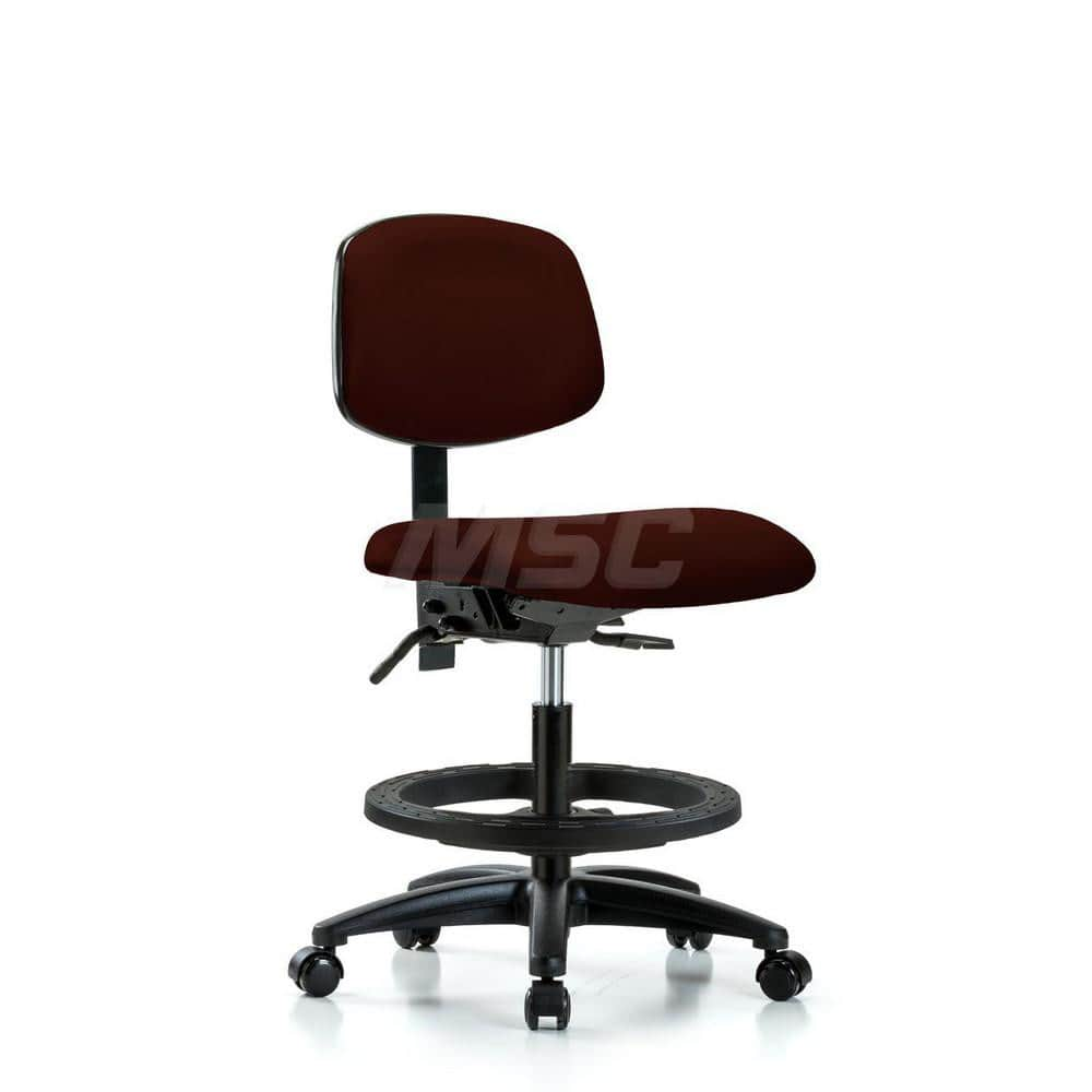 Task Chair: Vinyl, Burgundy MPN:MSC49947