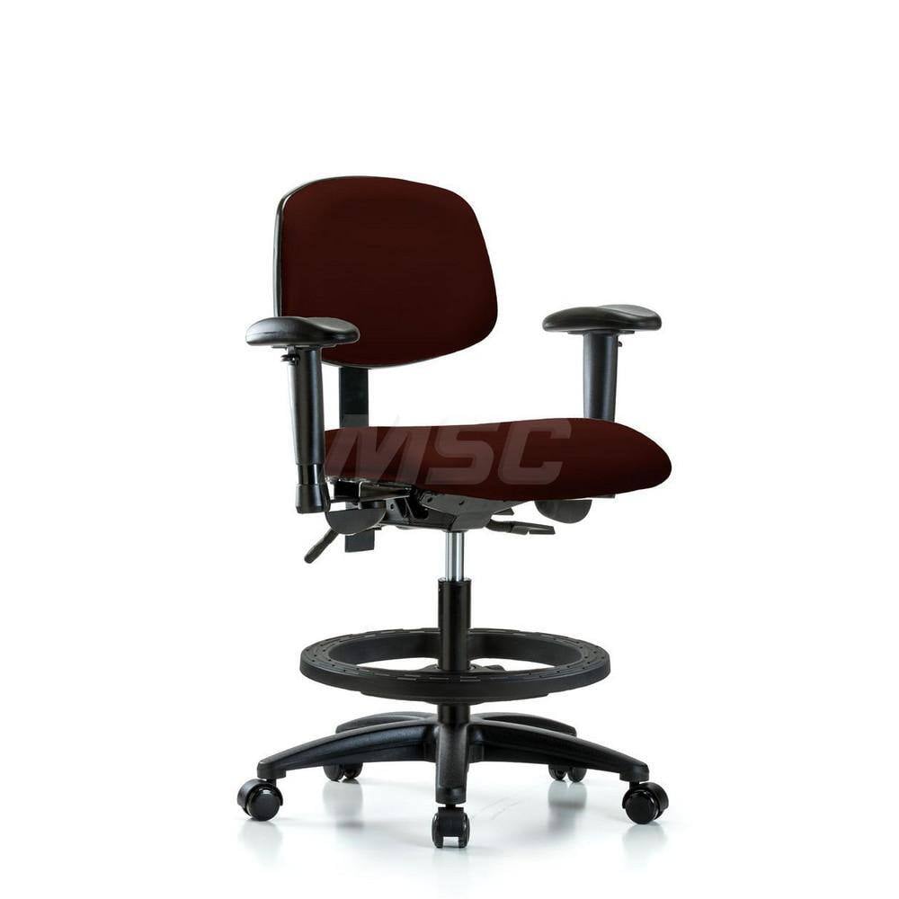 Task Chair: Vinyl, Burgundy MPN:MSC50073