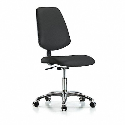 CR Vinyl Chr Desk Med Back Cast Blk MPN:BR-CLR-VDHCH-MB-CR-CC-8540