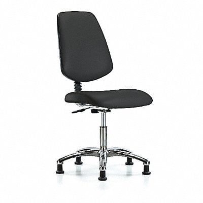 CR Vinyl Chr Desk Med Back Stat Blk MPN:BR-CLR-VDHCH-MB-CR-RG-8540