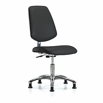 CR/ESD Chr Desk Med Back Glides Blk MPN:BR-ECR-VDHCH-MB-CR-EG-ESDBLK