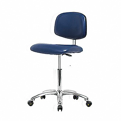 CR/ESDChair Med Bench Casters Blue MPN:BR-ECR-VMBCH-CR-NF-EC-ESDBLU