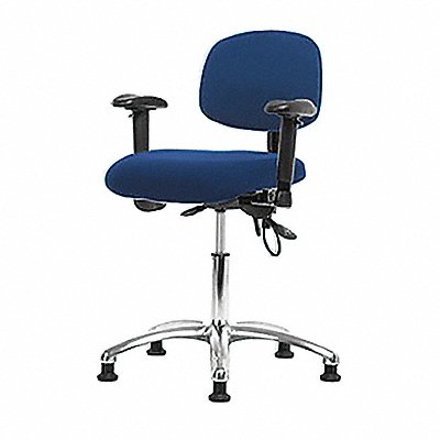 Fabric ESD Chr Desk Arms Glides Blue MPN:BR-ESD-FDHCH-CR-T0-A1-EG-ESDBLU