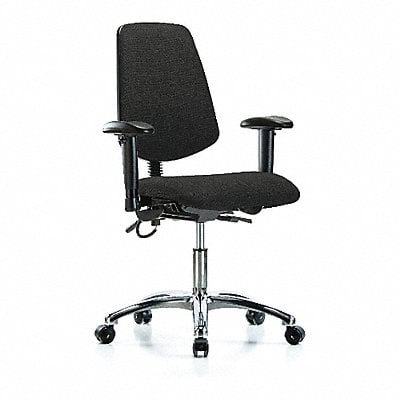 Fab ESD Chr Desk Md Bk AA Cstrs Blk MPN:BR-ESD-FDHCH-MB-CR-T0-A1-EC-ESDBLK