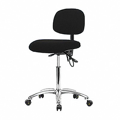 Fabric ESD Chair Med Casters Black MPN:BR-ESD-FMBCH-CR-T0-A0-NF-EC-ESDBLK