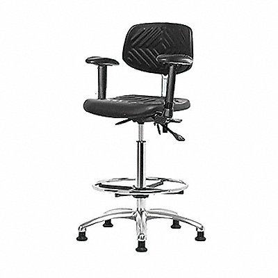 Poly ESD Chair High FR Tilt AA Stat MPN:BR-ESD-PHBCH-CR-T1-A1-CF-EG