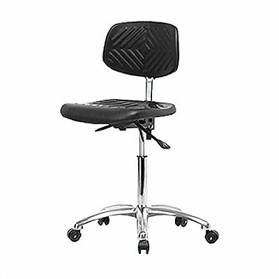 Poly ESD Chair Med Bench Casters MPN:BR-ESD-PMBCH-CR-T0-A0-NF-EC