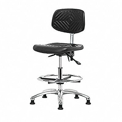 Poly ESD Chair Med FR Tilt Glides MPN:BR-ESD-PMBCH-CR-T1-A0-CF-EG