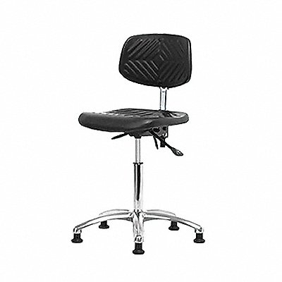 Poly ESD Chair Med Bench Tilt Glides MPN:BR-ESD-PMBCH-CR-T1-A0-NF-EG