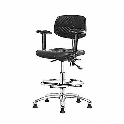 Poly ESD Chair Med FR Tilt AA Stat MPN:BR-ESD-PMBCH-CR-T1-A1-CF-EG