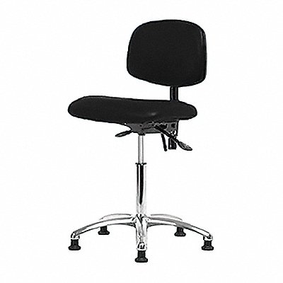 Vinyl ESD Chair Desk Tilt Glides Blk MPN:BR-ESD-VDHCH-CR-T1-A0-EG-ESDBLK