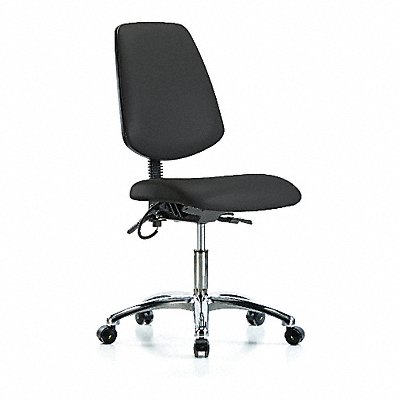 Vinyl ESD Chr Desk Md Bk Cstrs Blk MPN:BR-ESD-VDHCH-MB-CR-T0-A0-EC-ESDBLK