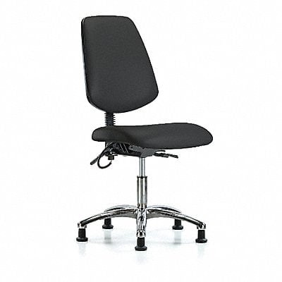 Vinyl ESD Chr Desk Md Bk Glides Blk MPN:BR-ESD-VDHCH-MB-CR-T0-A0-EG-ESDBLK