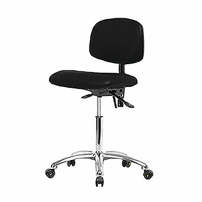 Vinyl ESD Chair Med Casters Black MPN:BR-ESD-VMBCH-CR-T0-A0-NF-EC-ESDBLK