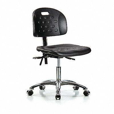 Poly Chair Chrome Low Casters Black MPN:BR-HPDHCH-CR-T0-A0-CC-BLK