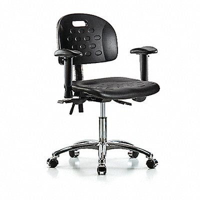 Poly Chair Chrome Low AA Cast Black MPN:BR-HPDHCH-CR-T0-A1-CC-BLK