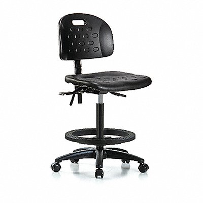 Poly Chair High FR Casters Black MPN:BR-HPHBCH-RG-T0-A0-BF-RC-BLK