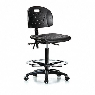 Poly Chair High FR Casters Black MPN:BR-HPHBCH-RG-T0-A0-CF-RC-BLK