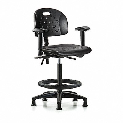 Poly Chair High AA FR Glides Black MPN:BR-HPHBCH-RG-T0-A1-BF-RG-BLK