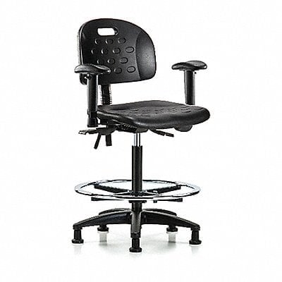 Poly Chair High AA FR Glides Black MPN:BR-HPHBCH-RG-T0-A1-CF-RG-BLK