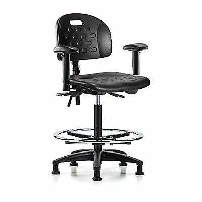 Poly Chair Hi Tilt AA FR Stat Blk MPN:BR-HPHBCH-RG-T1-A1-CF-RG-BLK