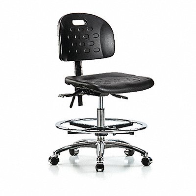 Poly Chair Chrome Med FR Cast Black MPN:BR-HPMBCH-CR-T0-A0-CF-CC-BLK