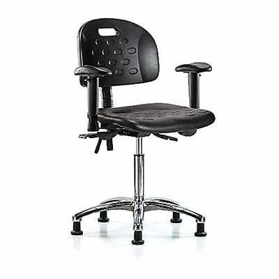 Poly Chair Chrome Med AA Stat Black MPN:BR-HPMBCH-CR-T0-A1-NF-RG-BLK