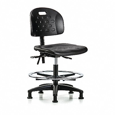 Poly Chair Med FR Glides Black Poly MPN:BR-HPMBCH-RG-T0-A0-CF-RG-BLK