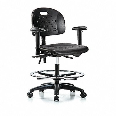 Poly Chair Med AA FR Casters Black MPN:BR-HPMBCH-RG-T0-A1-CF-RC-BLK