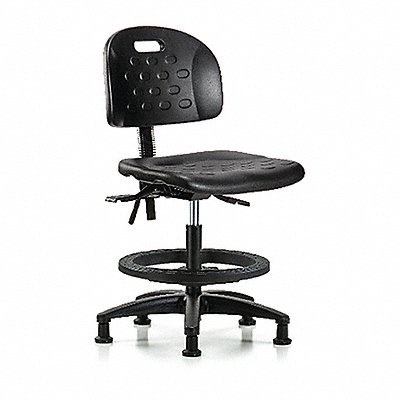 Poly Chair Med Tilt FR Glides Black MPN:BR-HPMBCH-RG-T1-A0-BF-RG-BLK