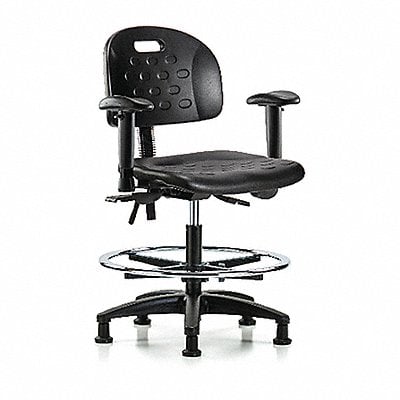 Poly Chair Med Tilt AA FR Stat Blk MPN:BR-HPMBCH-RG-T1-A1-CF-RG-BLK