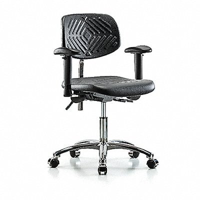 Poly CR Chair Low AA Cast Blk MPN:BR-NCR-PDHCH-CR-T0-A1-CC-BLK