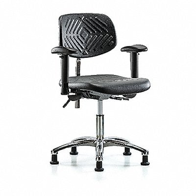 Poly CR Chair Low AA Stat Blk MPN:BR-NCR-PDHCH-CR-T0-A1-RG-BLK