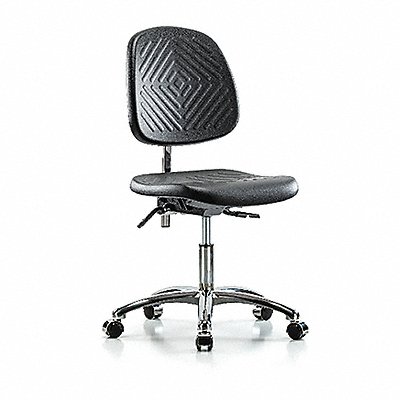 Poly CR Chair Low Med Back Cast Blk MPN:BR-NCR-PDHCH-MB-CR-T0-A0-CC-BLK