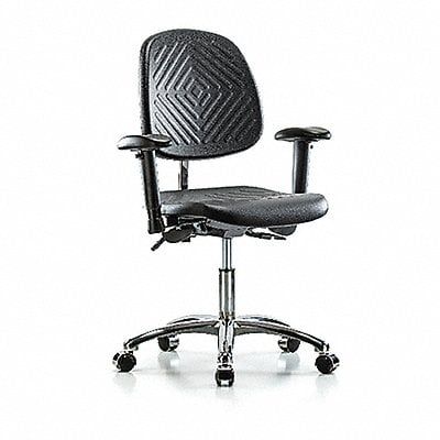 Poly CR Chair Low Md Bk AA Cast Blk MPN:BR-NCR-PDHCH-MB-CR-T0-A1-CC-BLK